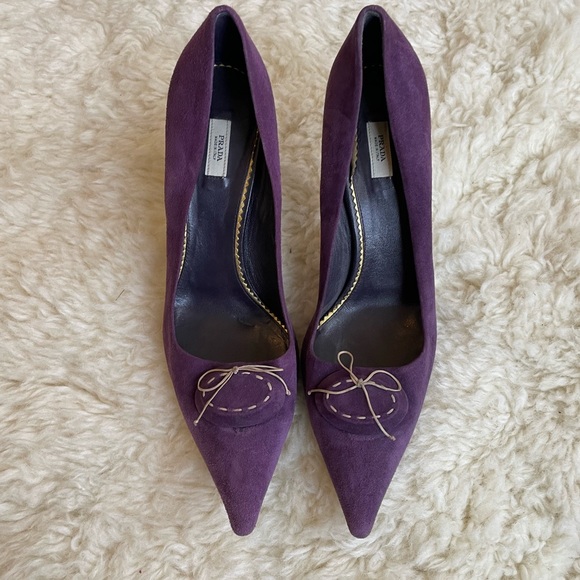 PRADA SUEDE PUMPS - Size 39.5 - Picture 3 of 11
